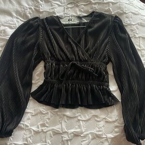 Dressy aqua shirt for girls size S